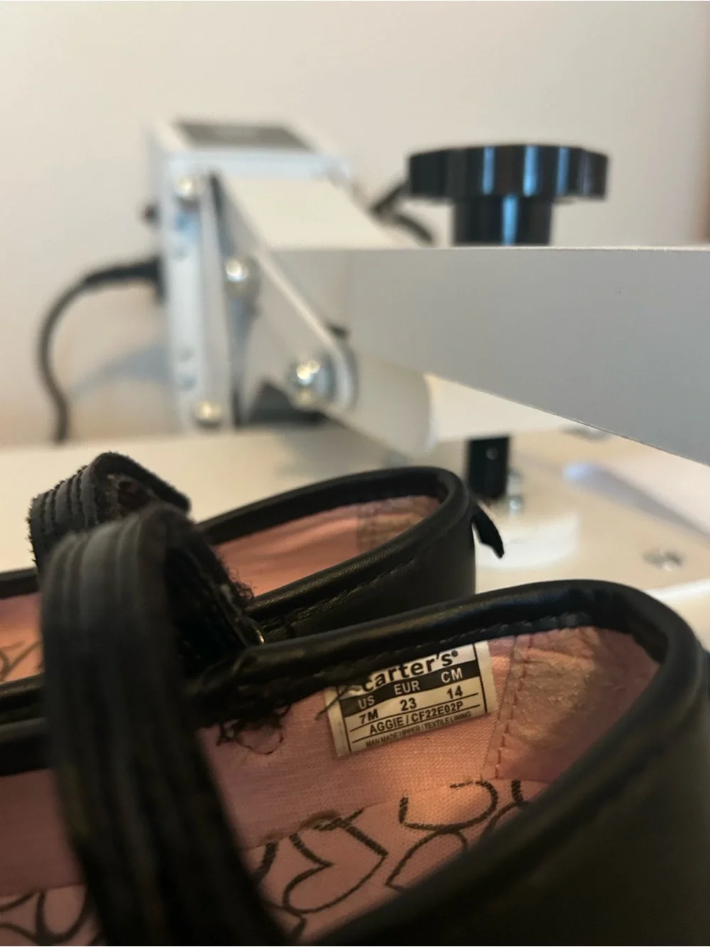 Carter's Black Patent Mary Jane Toddler Shoes